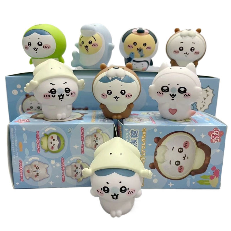 Resin Art Case - 8 stuks/doos Kawaii Chiikawa Aquarium Blind