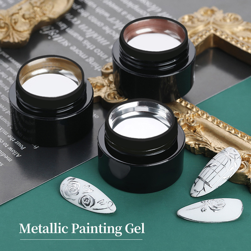 Resin Art Rose - BORN PRETTY 5ml Metalen Gel Nagellak