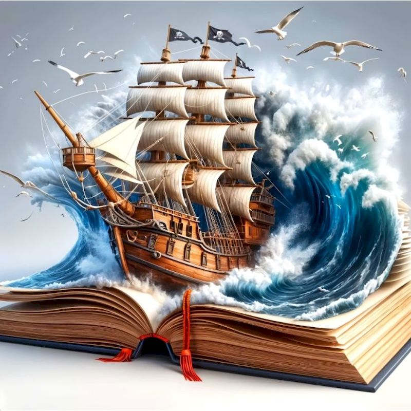 Resin Art Wallpaper - SDOYUNO Diy Diamond Mozaïek Boek Landscape