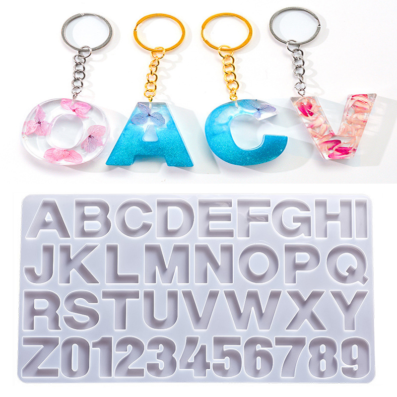 Resin Art Alphabet - Alfabet Epoxyhars Siliconen Mal DIY Letter