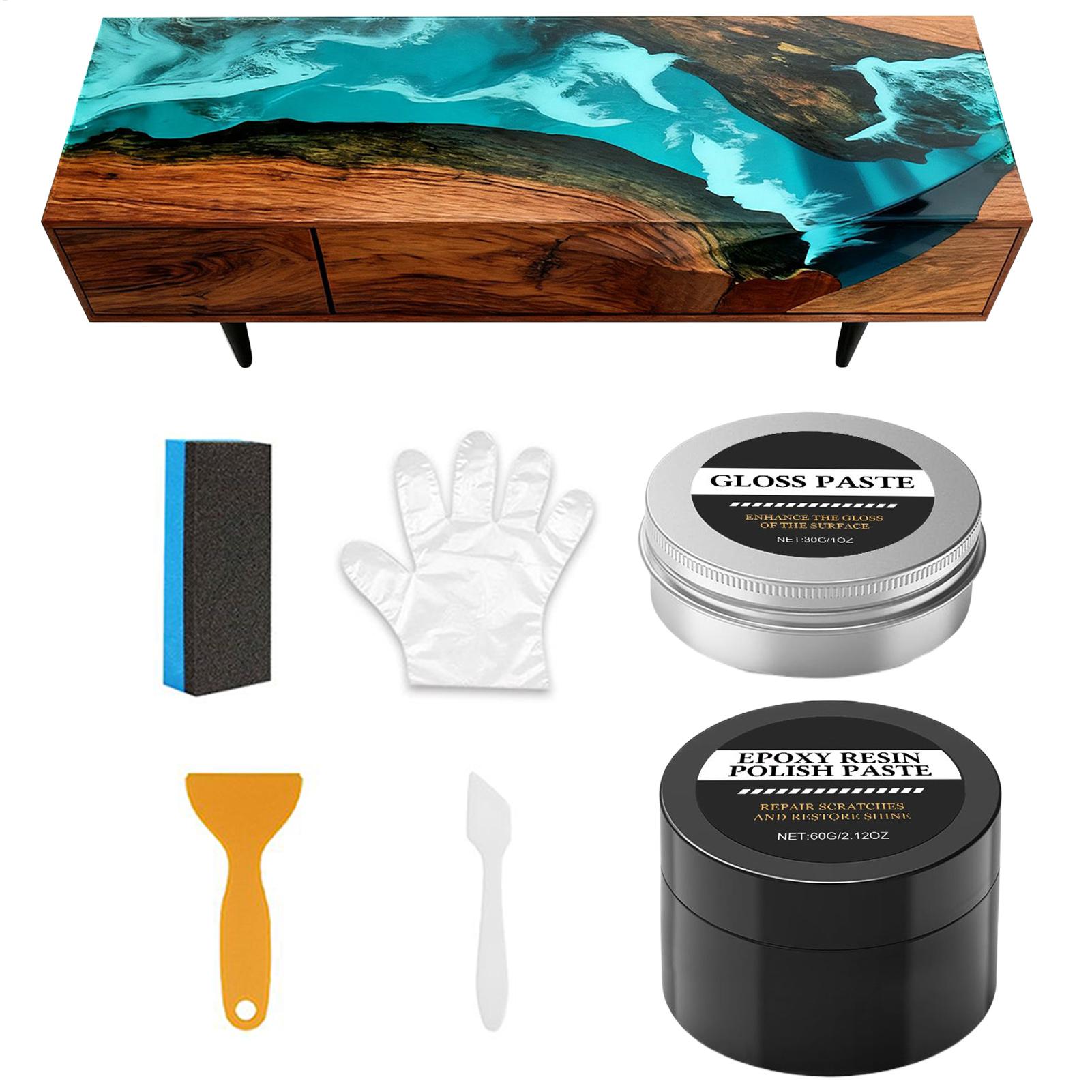 Resin Art Work - Epoxyhars polijstset - Romige krasverwijderingscompound om