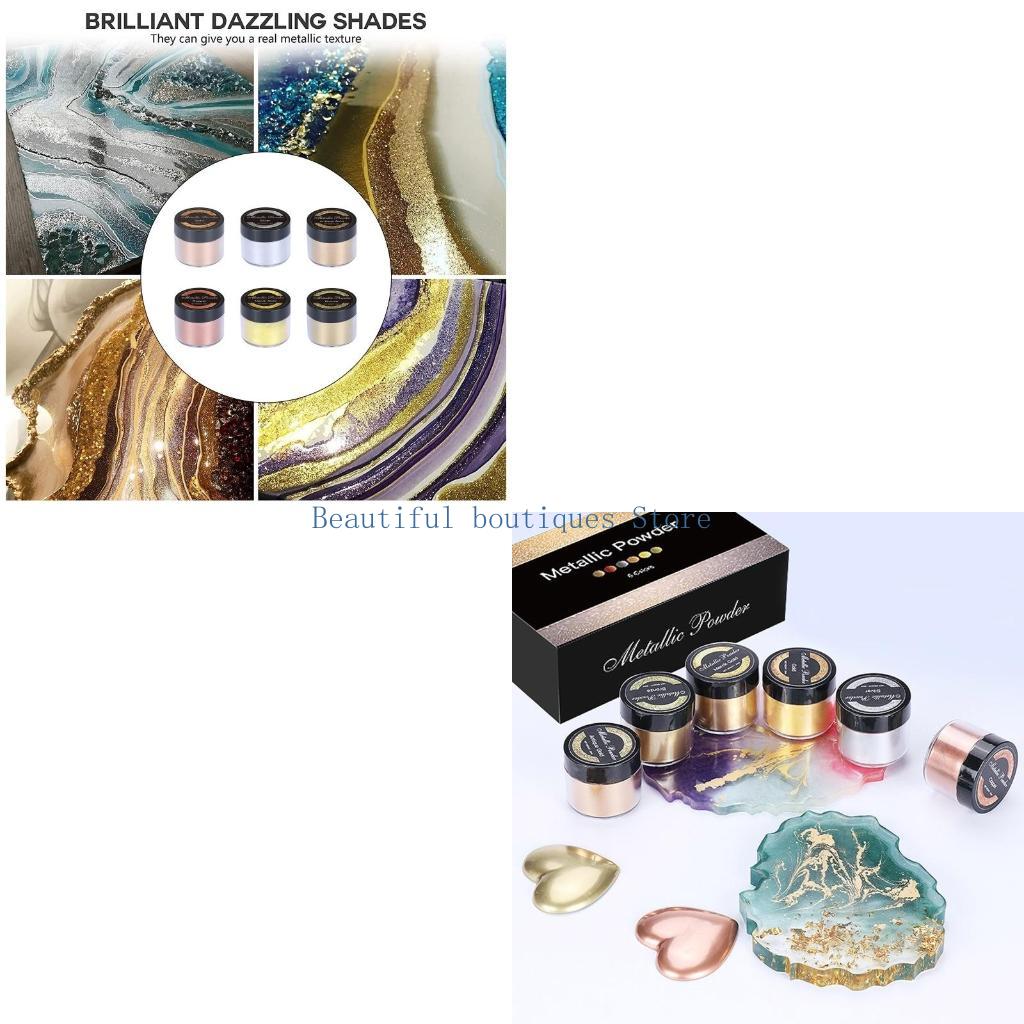 Resin Art Equipment - U4LF Kleurrijke micapoeder metallic pigmentzeep voor