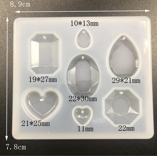 6-delige siliconenhars malset  - Resin Art Alphabet recensie en prijs