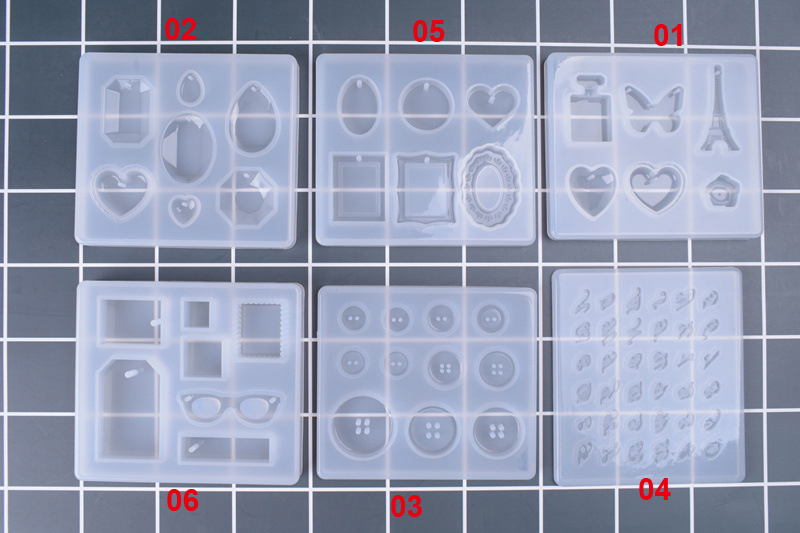 6-delige siliconenhars malset  - Resin Art Alphabet recensie en prijs