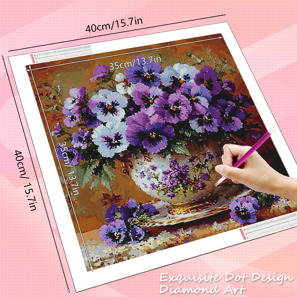 HUACAN 5D Diamond Mozaïek Rose - Resin Art Wallpaper recensie en prijs