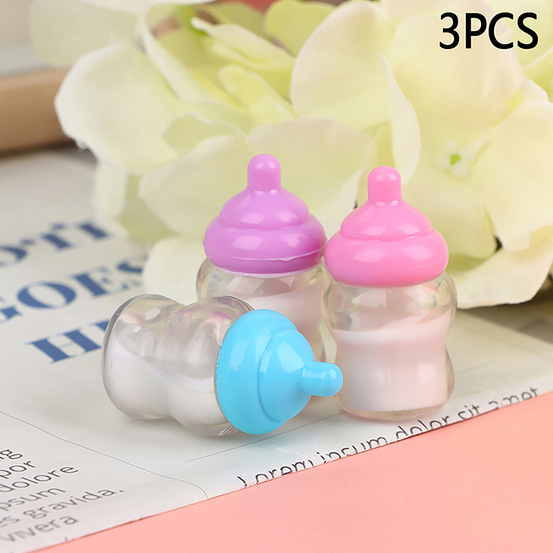 3 STKS Poppenhuis Babyfles Acc - Resin Art Baby recensie en prijs