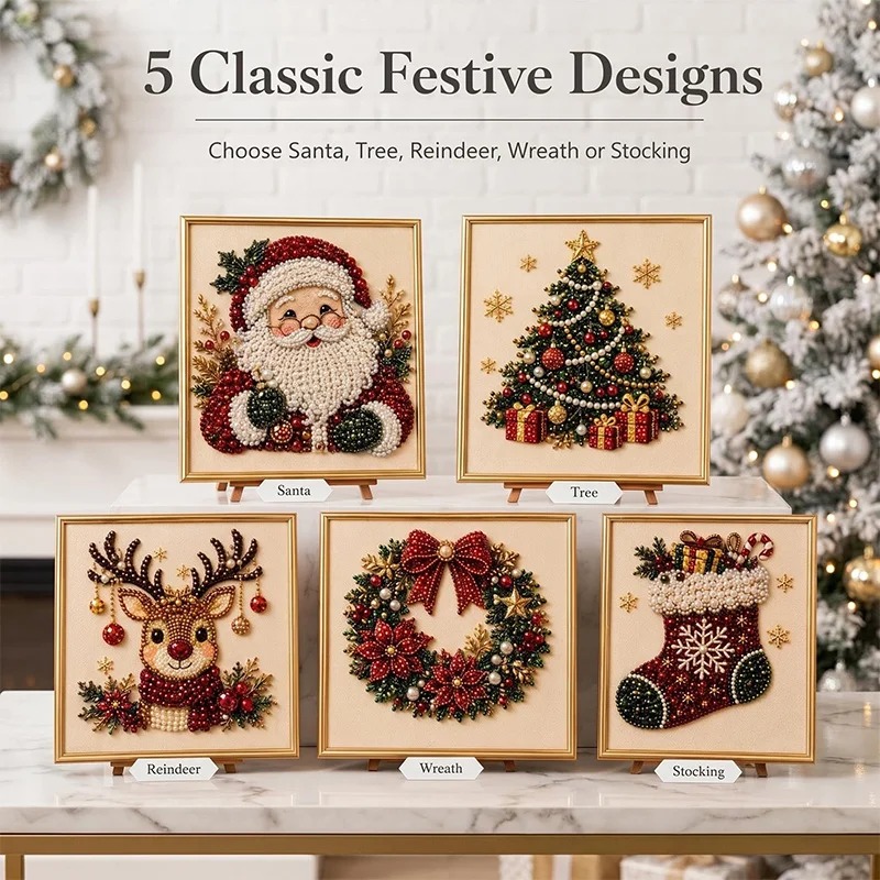 Kerst Parel Diamant Schilderku - Resin Art Work recensie en prijs