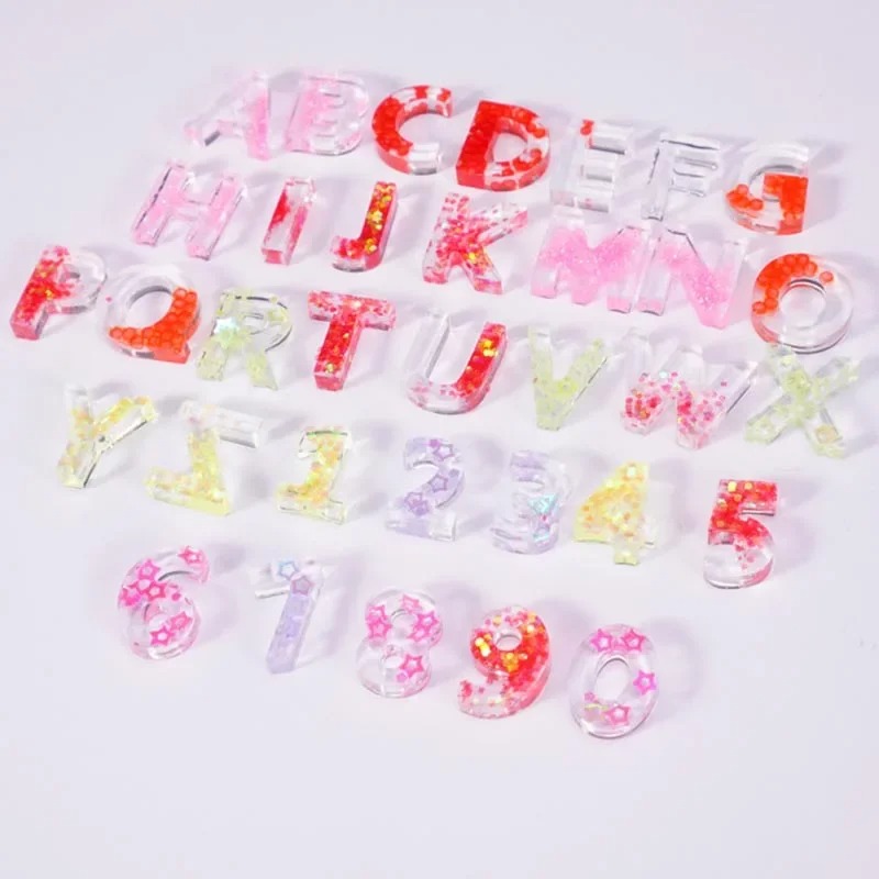 Kleine 26 hoofdletters hars si - Resin Art Alphabet recensie en prijs