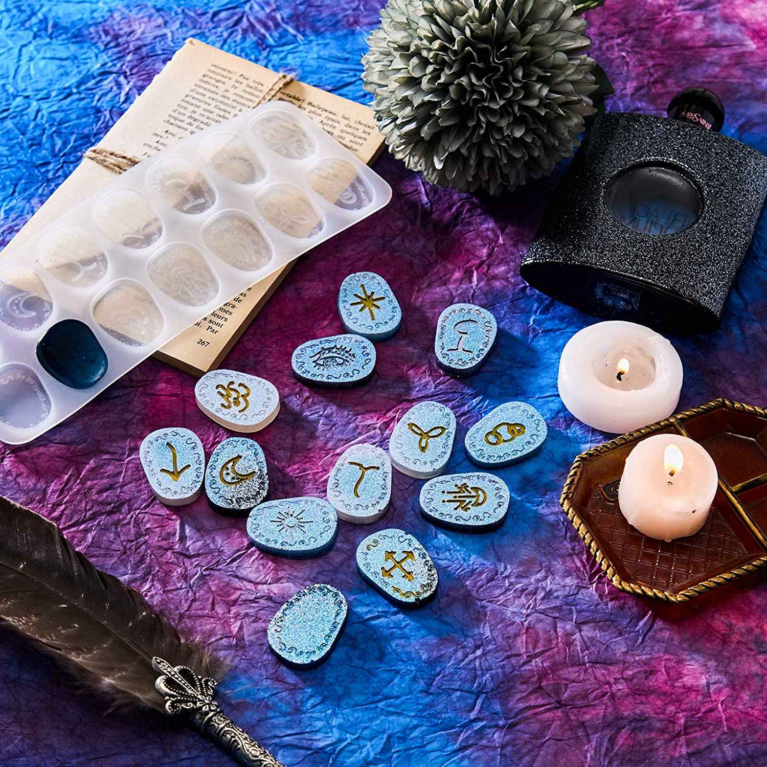 ABWZ-Witch Rune Harsen Mal Sym - Resin Art Alphabet recensie en prijs