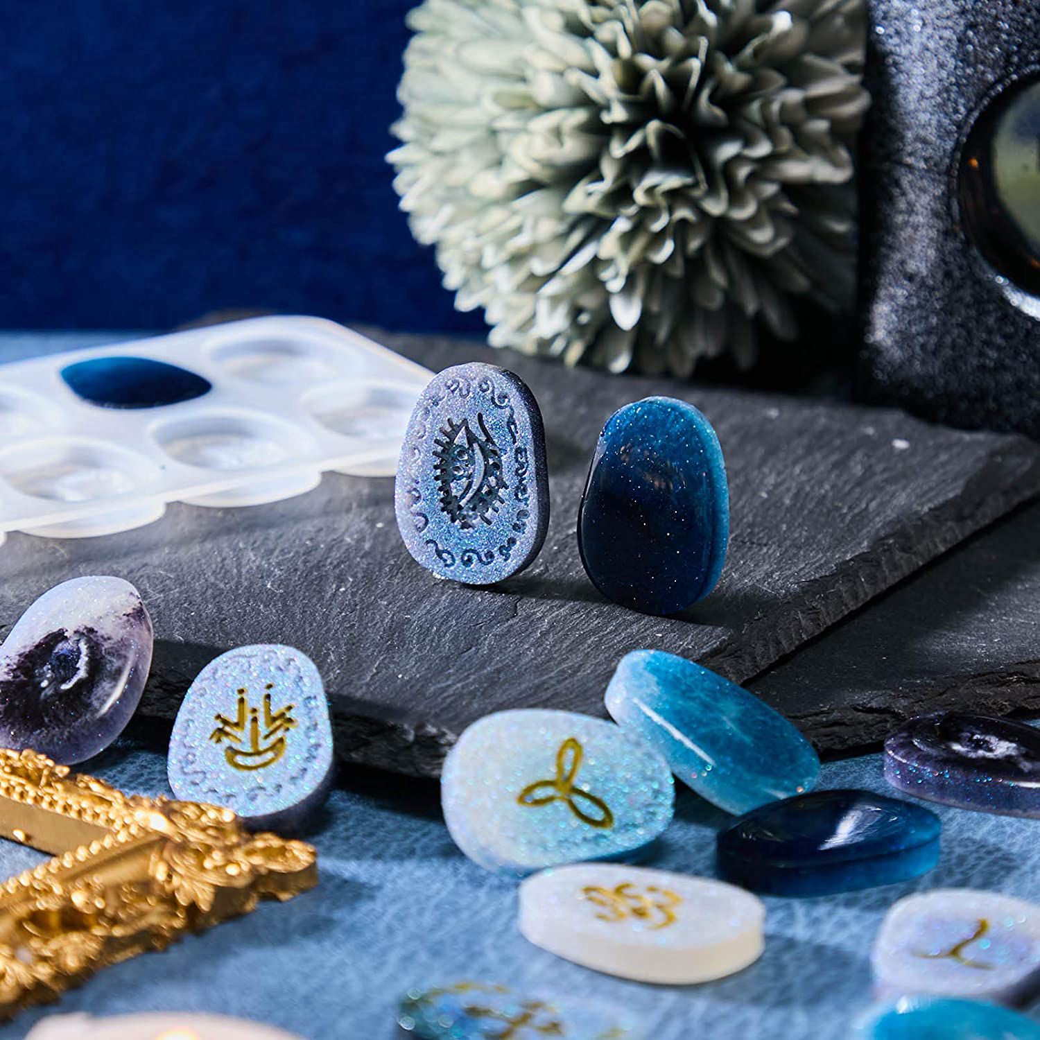 ABWZ-Witch Rune Harsen Mal Sym - Resin Art Alphabet recensie en prijs