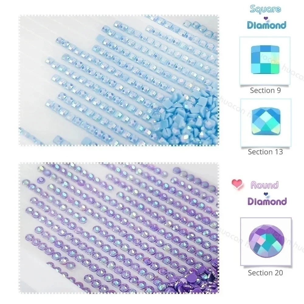 Huacan Dier Diy Diamond Painti - Resin Art Wallpaper recensie en prijs