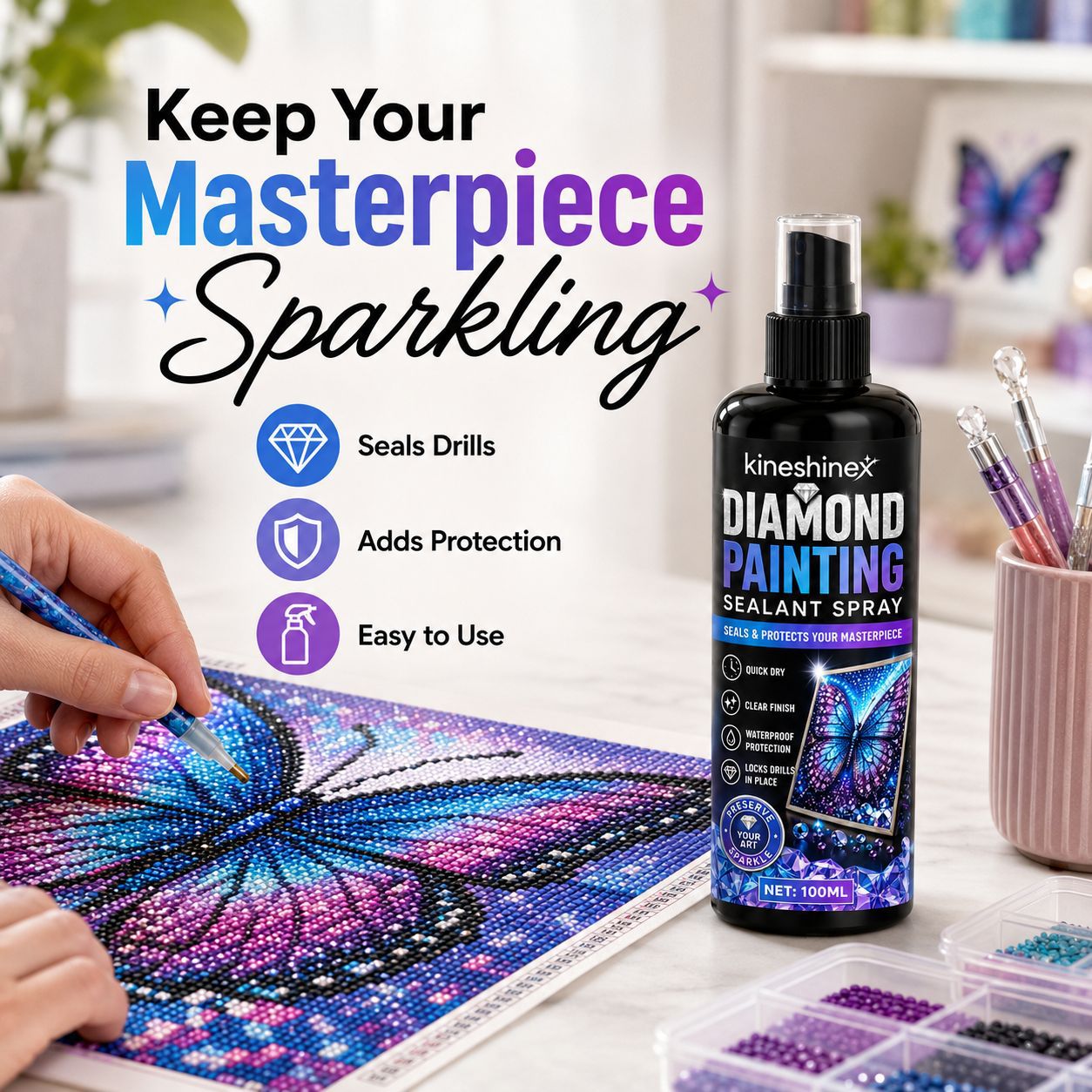 Diamond Painting Sealant Spray - Resin Art Work recensie en prijs