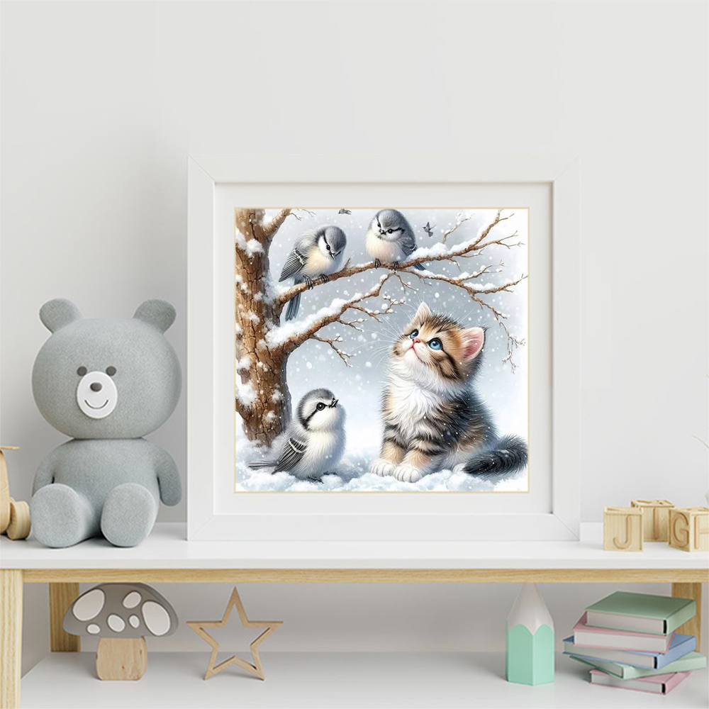 Evershine Kat Diamant Mozaïek  - Resin Art Wallpaper recensie en prijs