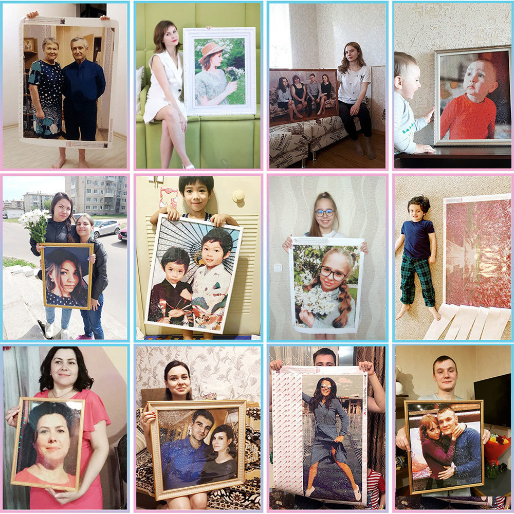 HUACAN Aangepaste foto Diamond - Resin Art Wallpaper recensie en prijs