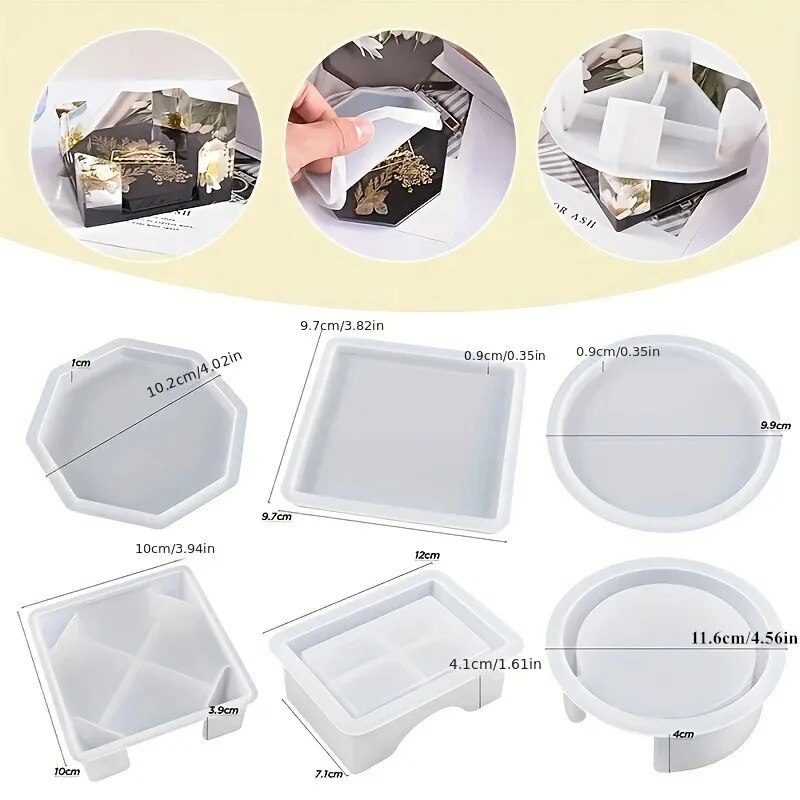 Coaster hars mallen set inclus - Resin Art Equipment recensie en prijs
