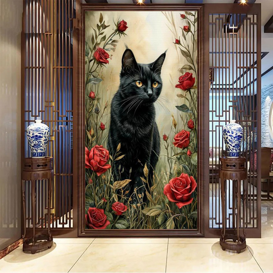 Rode Zwarte Kat Grote Maat Diy - Resin Art Rose recensie en prijs