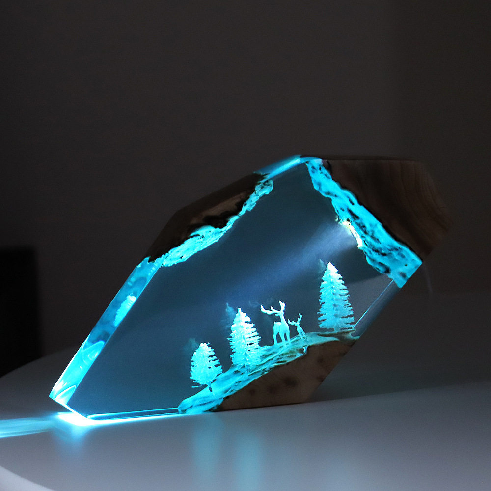 Bosfee Herten Desktop Kunst Ge - Resin Art Baby recensie en prijs