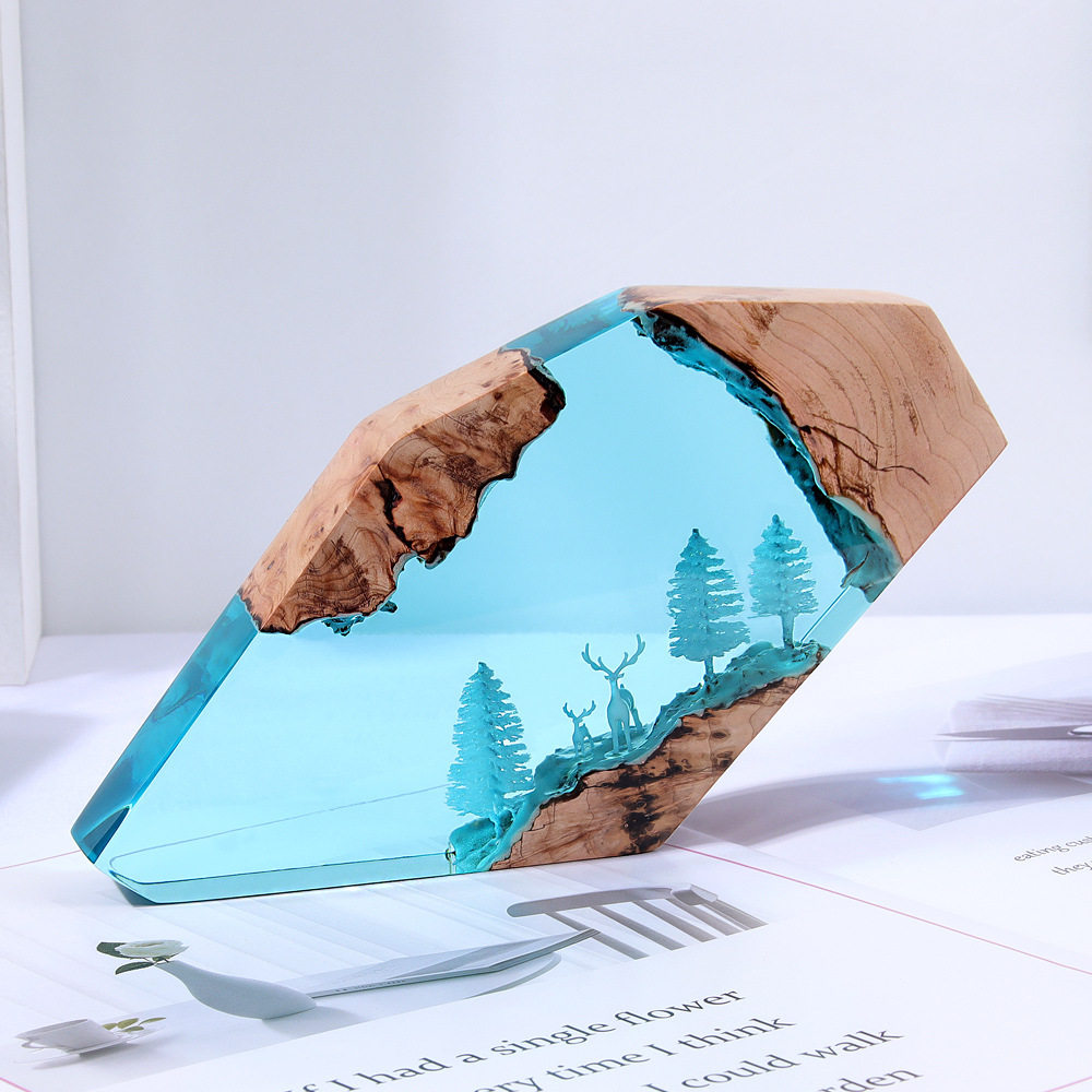 Bosfee Herten Desktop Kunst Ge - Resin Art Baby recensie en prijs