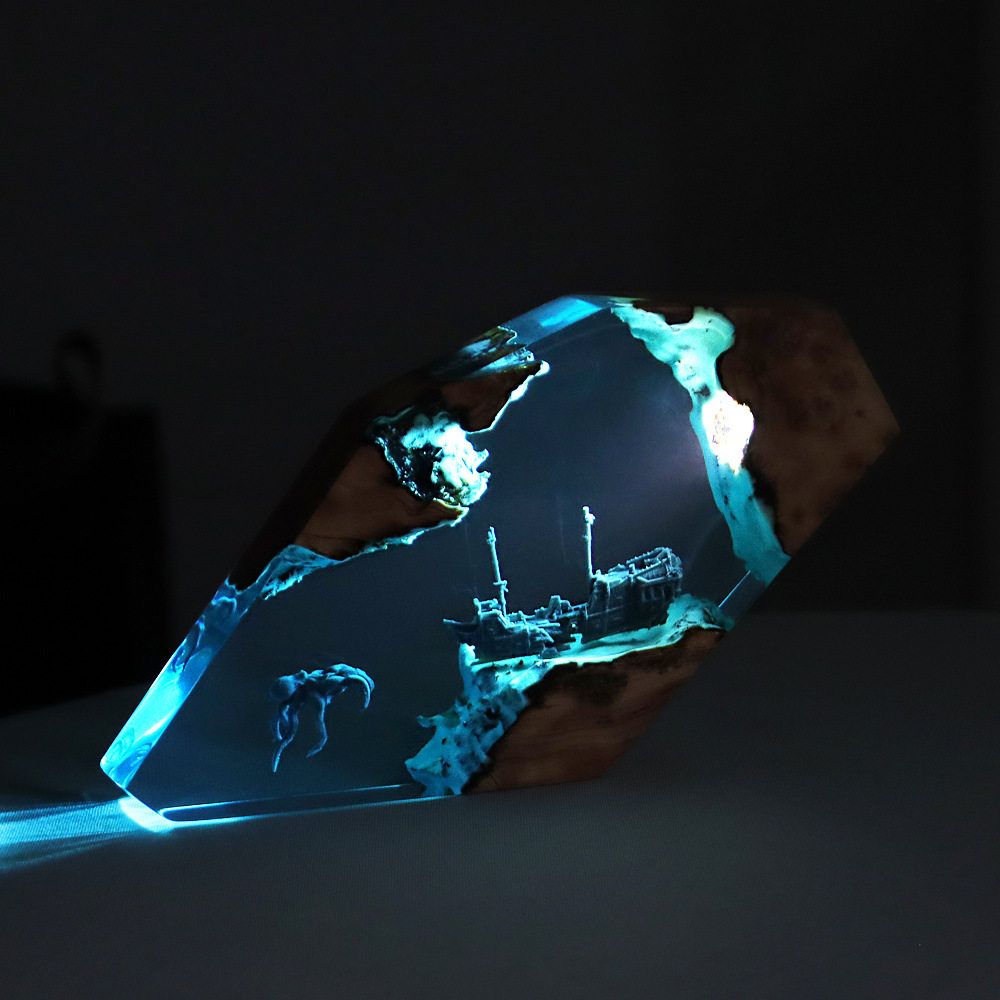 Bosfee Herten Desktop Kunst Ge - Resin Art Baby recensie en prijs