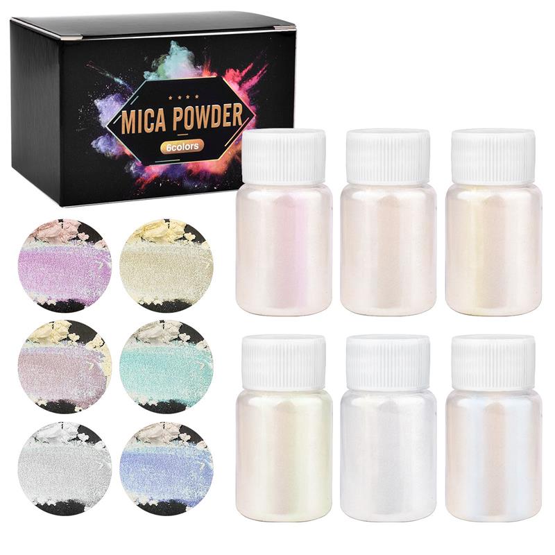6-delige set epoxyhars kleurst - Resin Art Case recensie en prijs