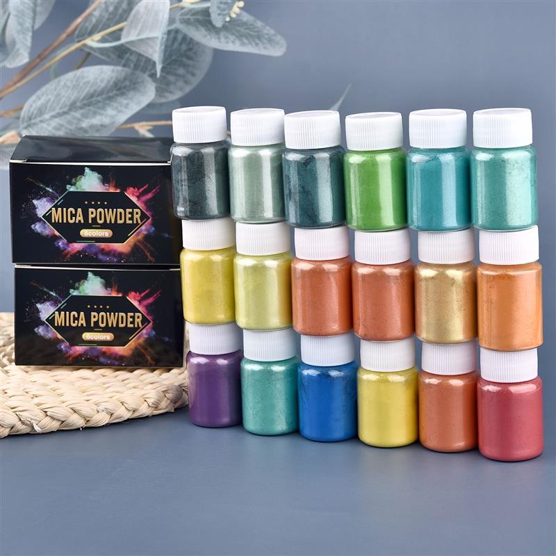 6-delige set epoxyhars kleurst - Resin Art Case recensie en prijs