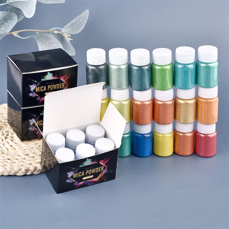 6-delige set epoxyhars kleurst - Resin Art Case recensie en prijs